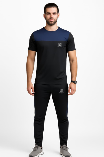 Tracksuit For summer – Black & Navy Combo #240