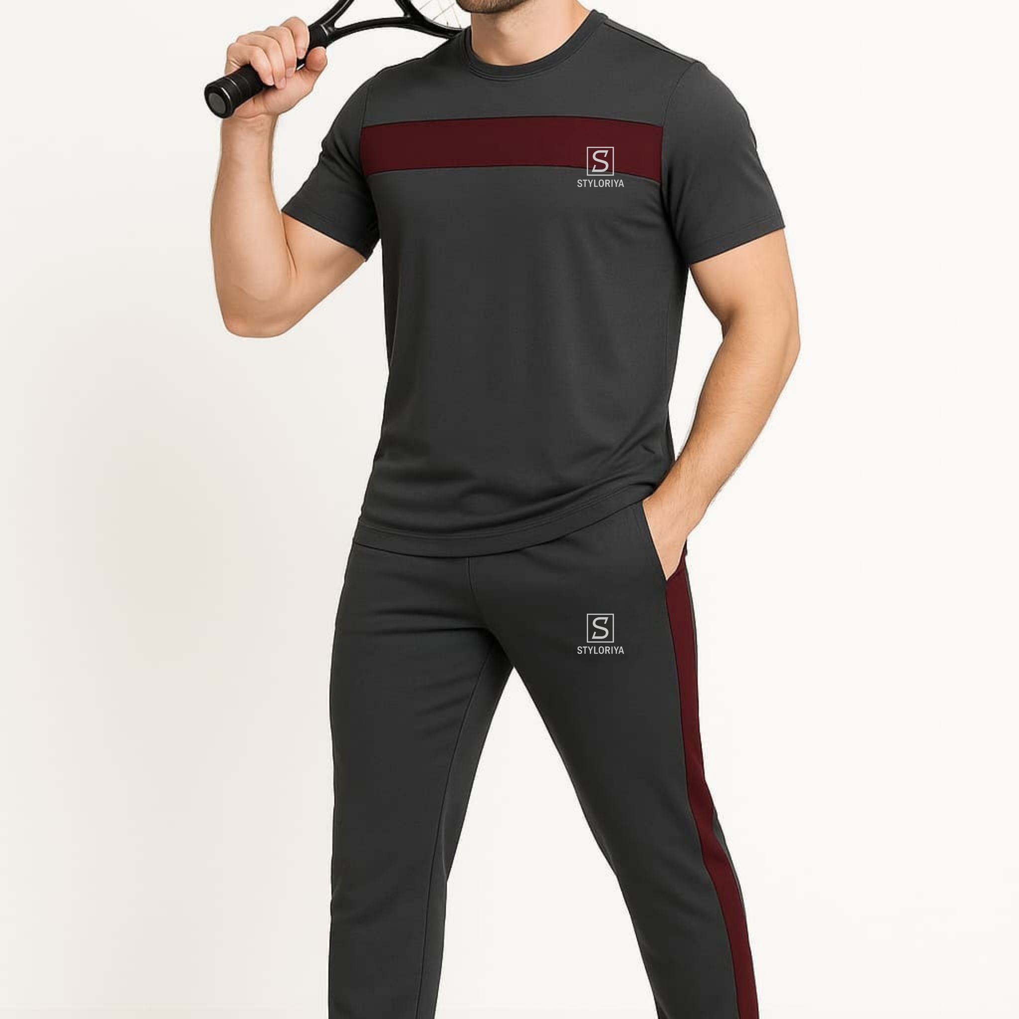 Tracksuit For summer – Grey & Mehron Combo #243