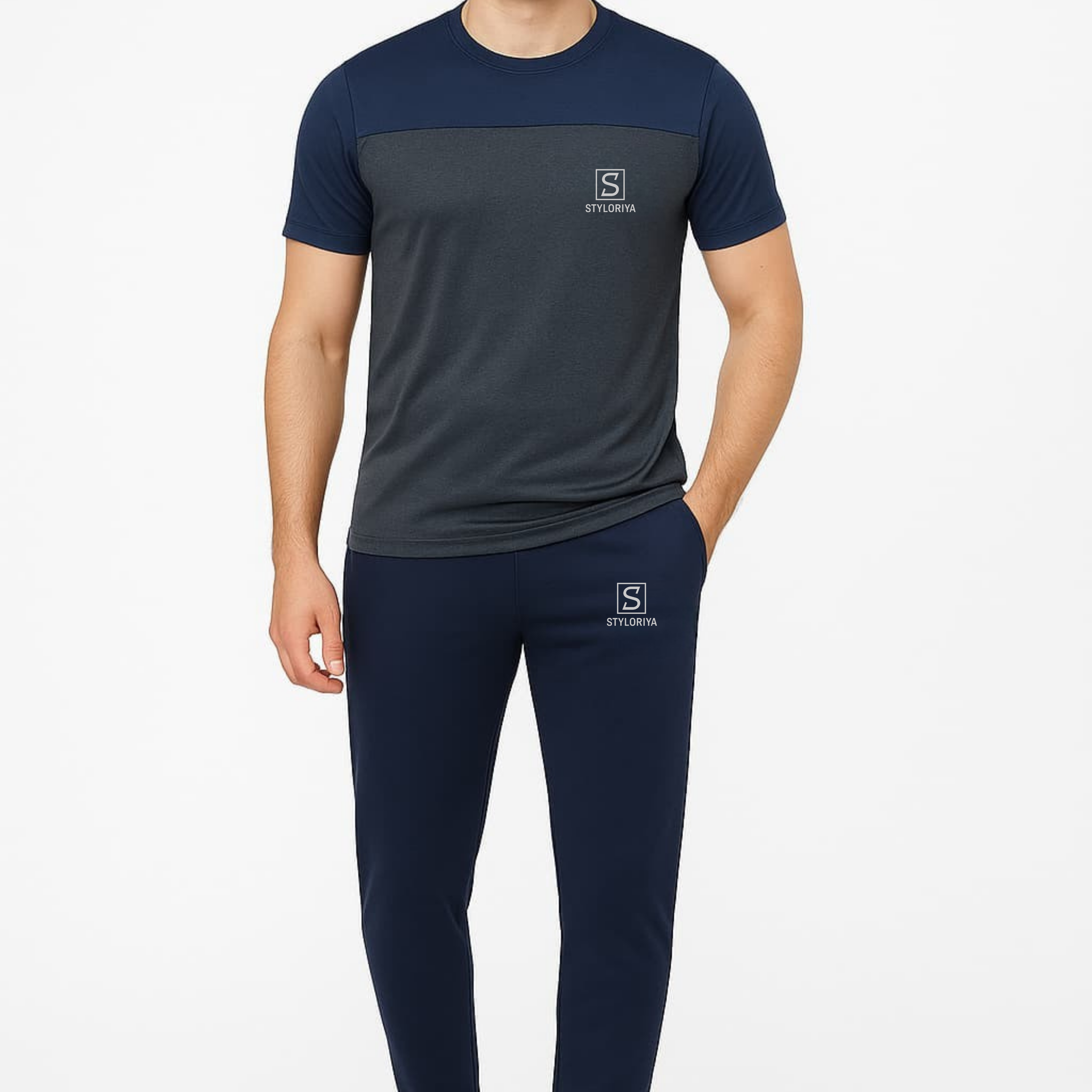 Tracksuit For summer –Grey & Blue  Combo #246