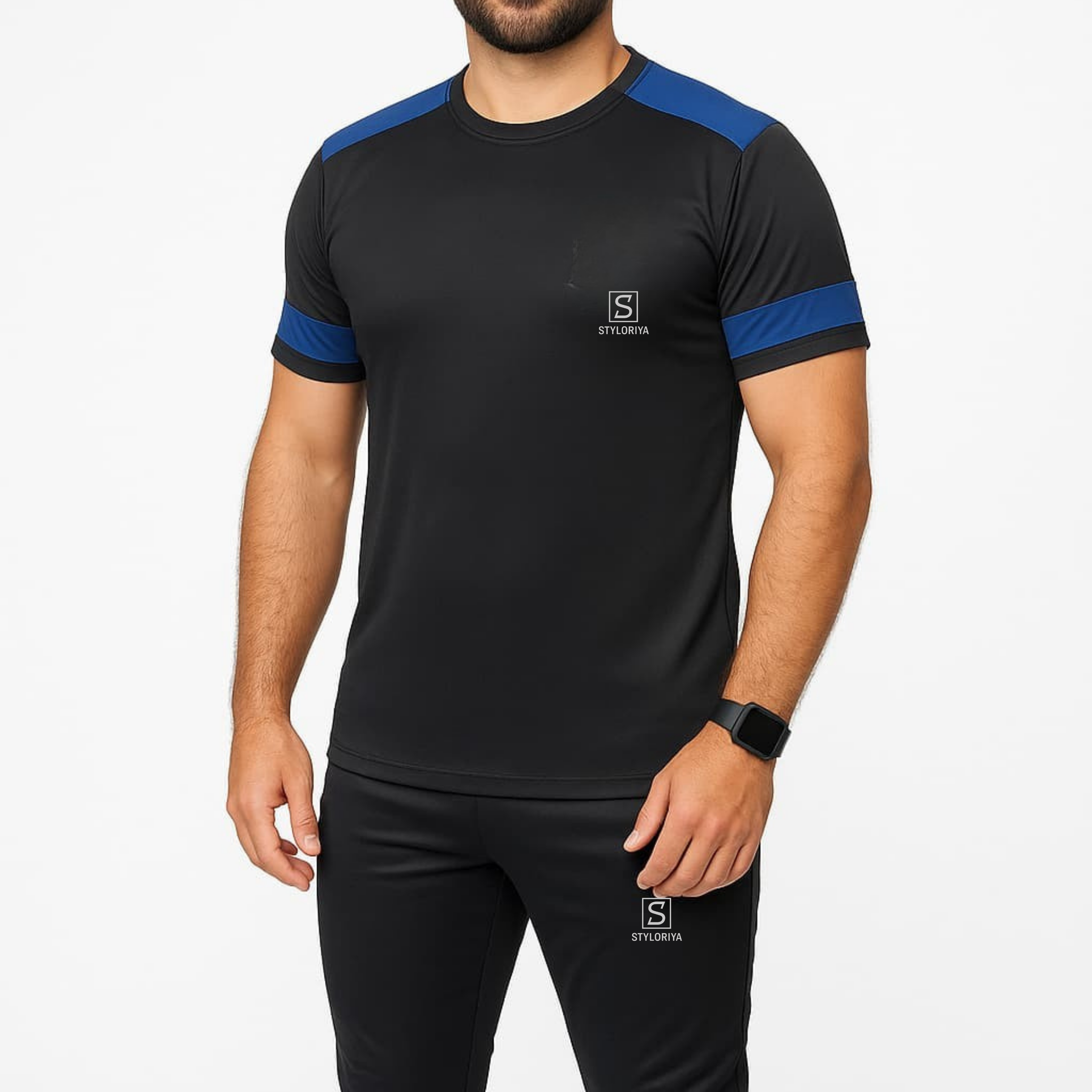 Tracksuit For summer – Black & Navy Combo #241