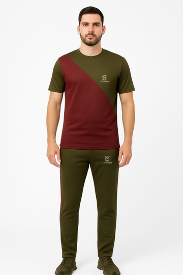 Tracksuit For summer Olive Green & Mehron Awesome Combo #236