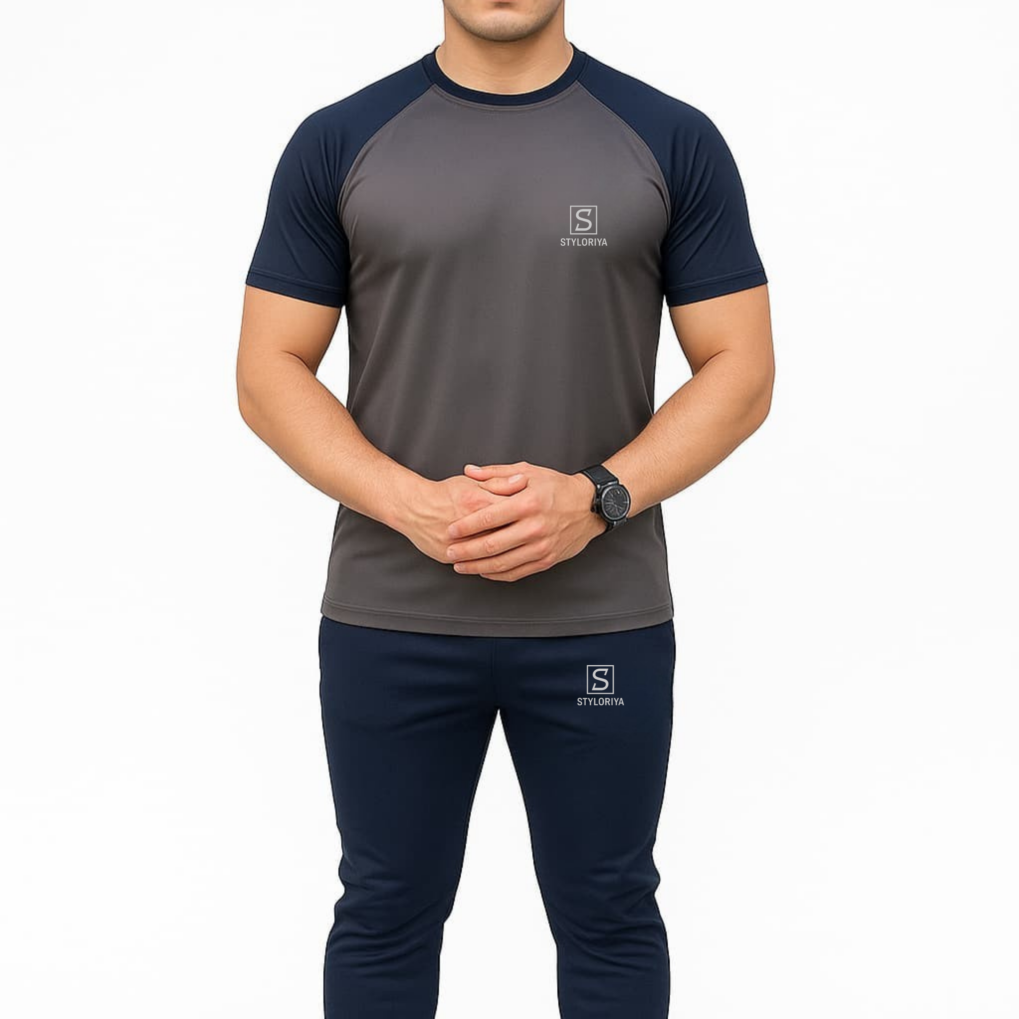 Tracksuit For summer –Grey & Blue  Combo #244