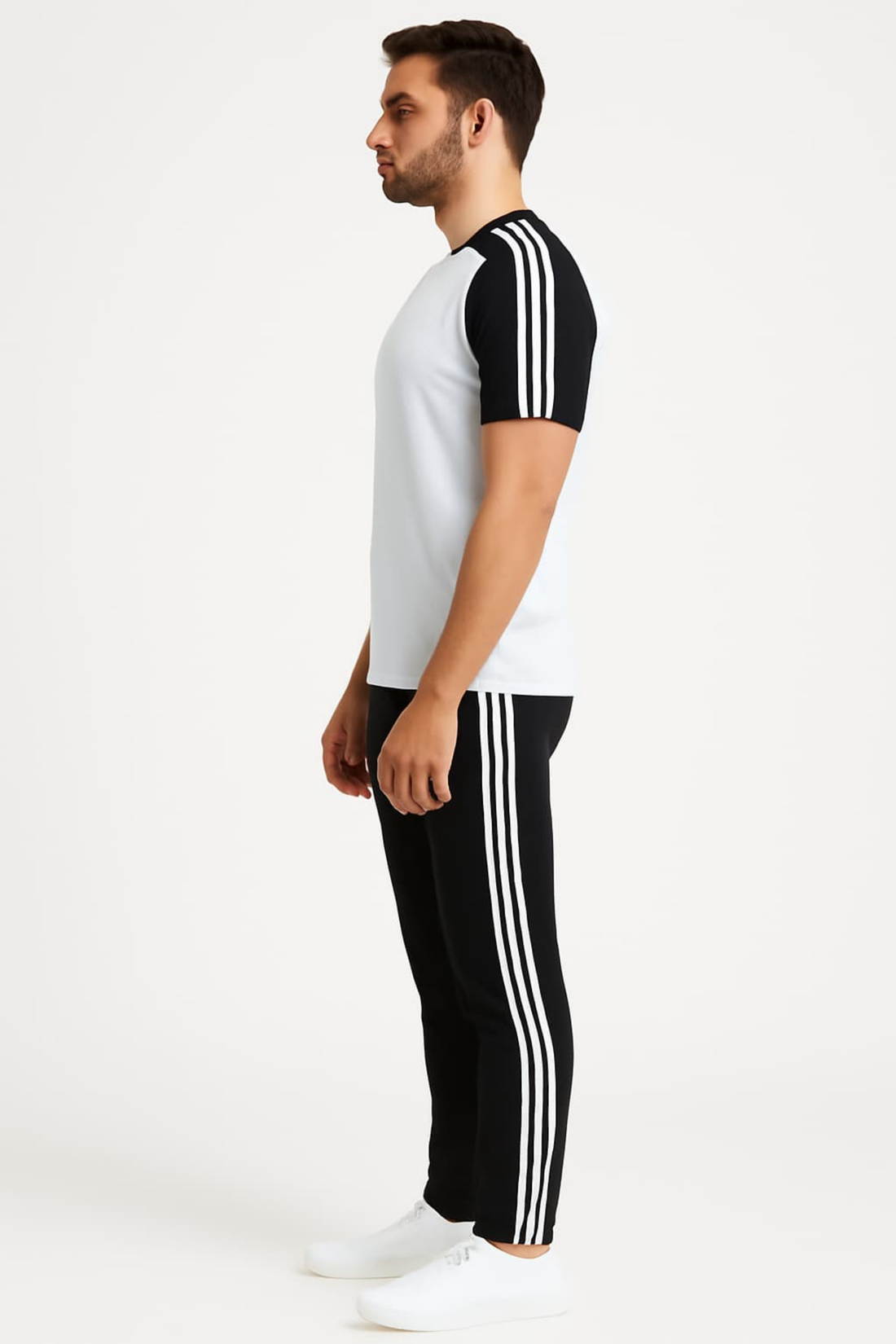Tracksuit For summer – Black & white Combo #231