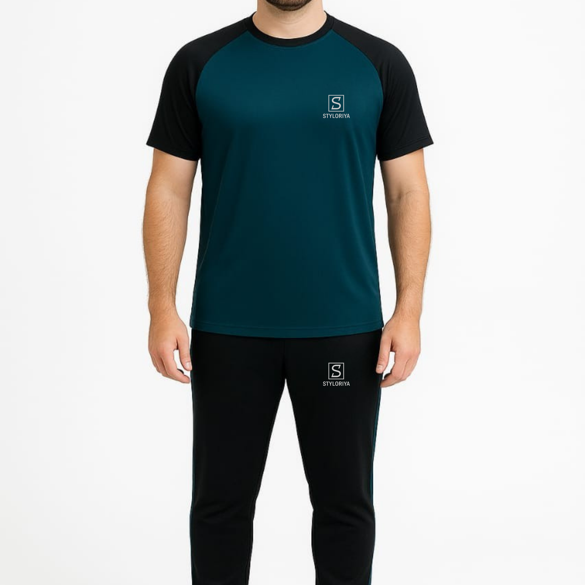 Tracksuit For summer Black & zinc Colour #228