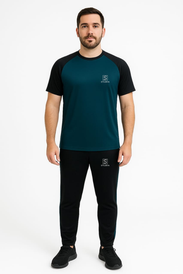 Tracksuit For summer Black & zinc Colour #228