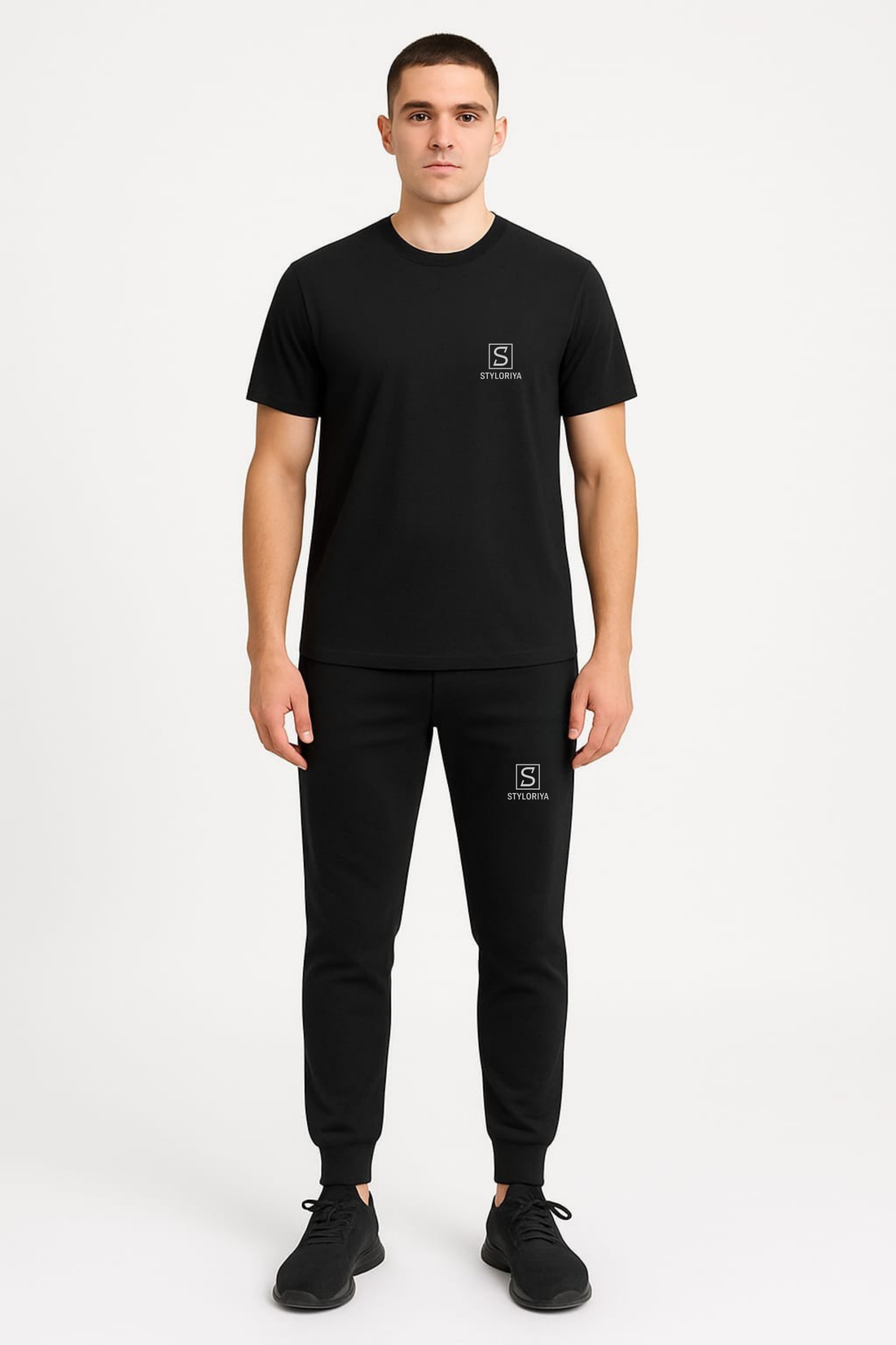 Tracksuit For summer – Black & white Combo #242